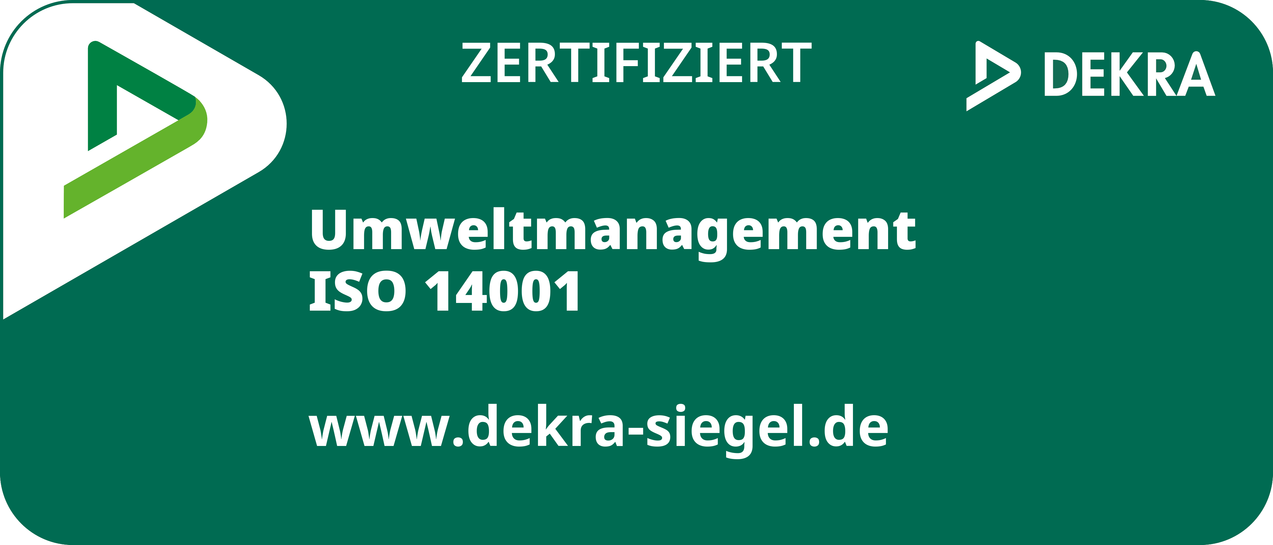 ISO 14001 Zertifikat
