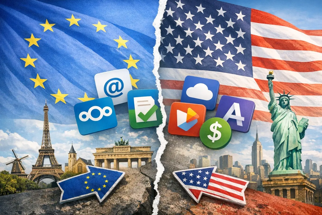 Europäische versus Amerikanische Softwarelösungen